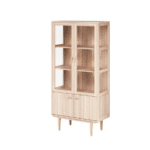 CASØ 420, Vitrina, 93x190x44 cm, hvítolja eik