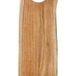 Skeribretti 55x25cm leður/akaciatræ