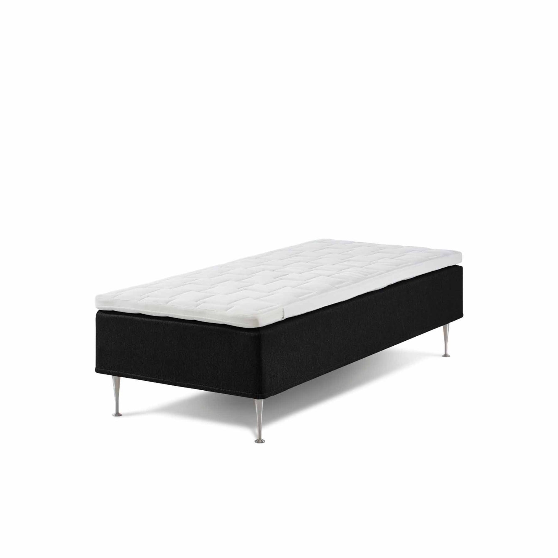 Basic | Boxmadras 90×200 Cm | Svart Toy