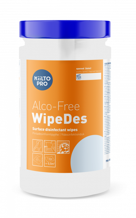 Kiilto Pro Alco-Free Wipedes 200 Pcs