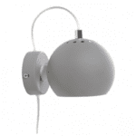 Ball Wall Lamp Ø12 mat light grey