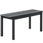 Linear Steel Bench Top/Legs Black