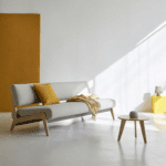 NOLIS SOFA BED, beige bouchle 539