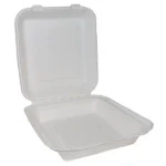 GP Bagasse Lunch Box Square 8" 50 stk.