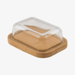 Smørklokka við glaslok, 16 x 13 x 6cm