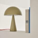 Mush Table Lamp Mini Sand/Red