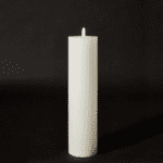 LED ljós 3D flamma, 30cm, hvítt