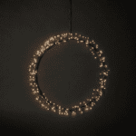 LED kransur, 40cm, svartur