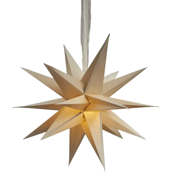 December Pappírstjørna Beige
