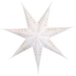Paper star w 7 points 2,5 M led timer