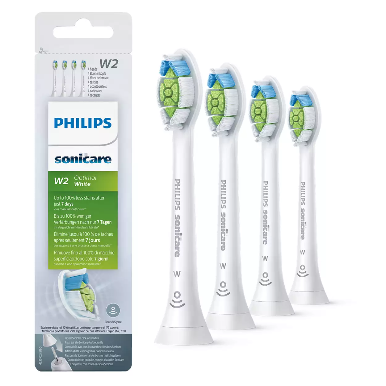 Eykabustir Soniccare W2 Optimal White 4-Stk