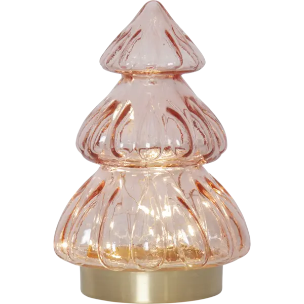 Abete Glasdekoration, Rosa