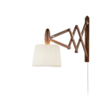 Wall lamp, SAX, light oak, incl. shade 120XS