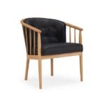 Stólur K406 svart leður