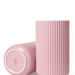 Lyngby Porcelæn vasi H31 cm rosa