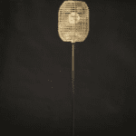 solarlampa v/spjót og peru 80 cm natur