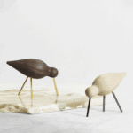 Shorebird | Medium | 11x15x5,5cm | Valnøt/messing