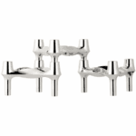 Stoff Nagel BMF candle holder 3 stk chrome