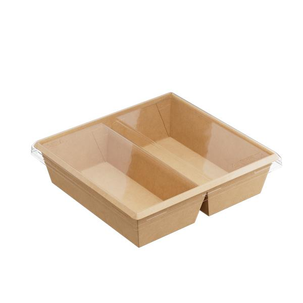 P Oeclick Two Compartmen Flat 1200Ml 20 Stk