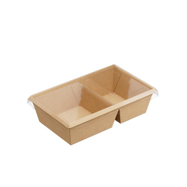 Gp Oneclick Two Compartment Flat Lid 800Ml 50 Stk.
