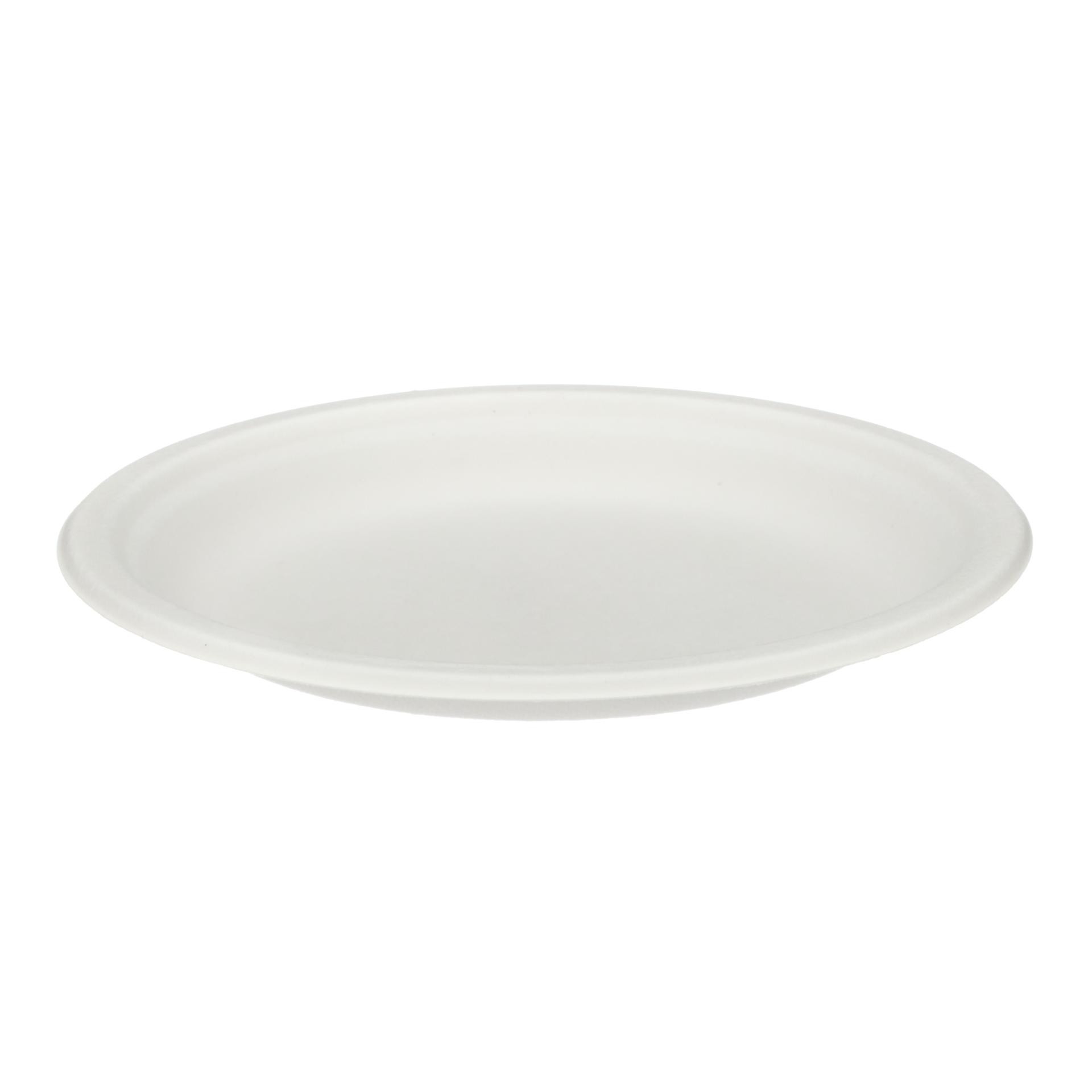 Gp 7″ White Moulded Fiber Round Plate 178Mm 125 Stk