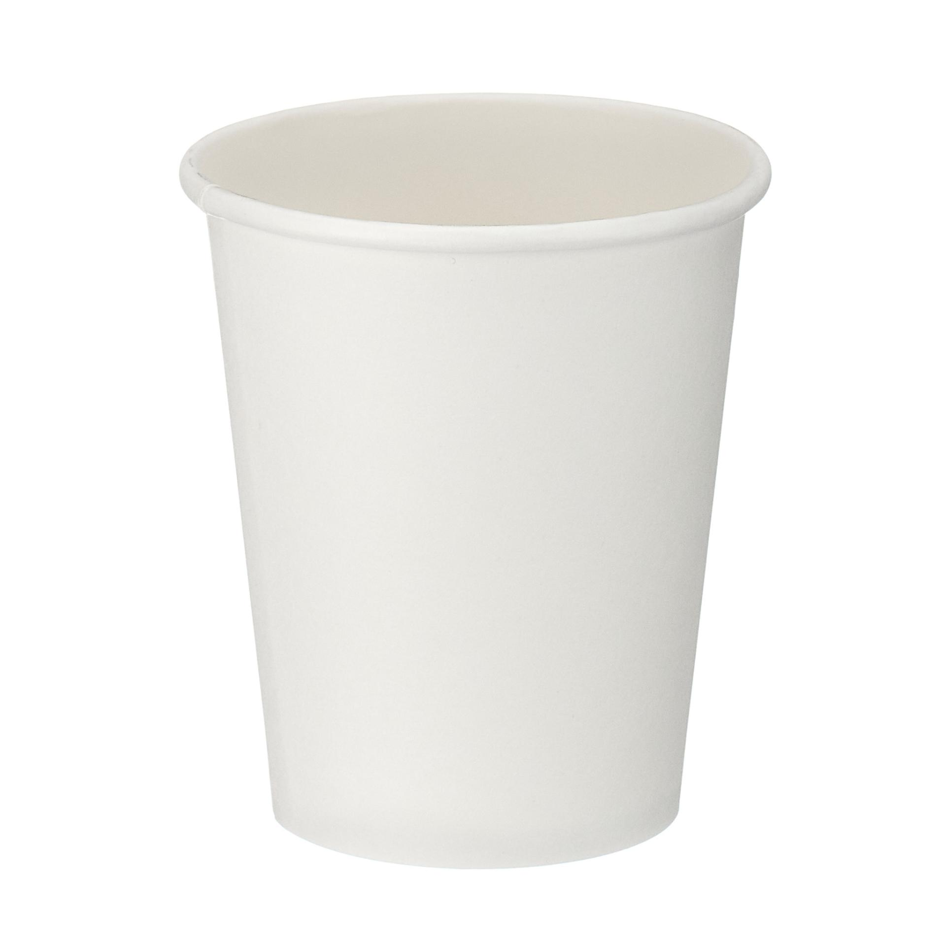 Gp 8Oz Single Wall Coffe Cup (White) 50 Stk