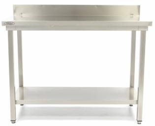 Maxima Work Table W/Backsplash 70×120