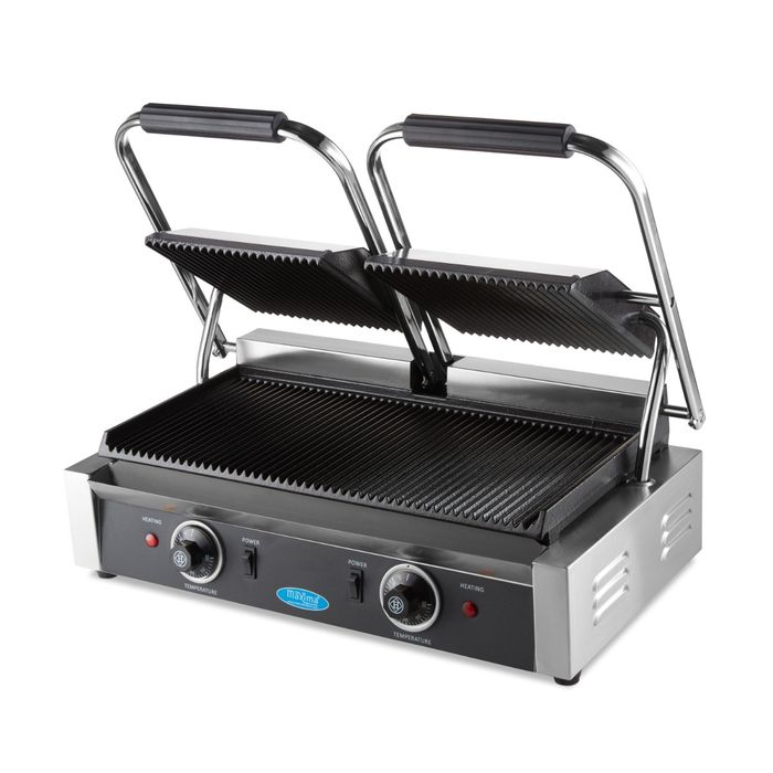 Maxima Contact Grill Double- Grooved