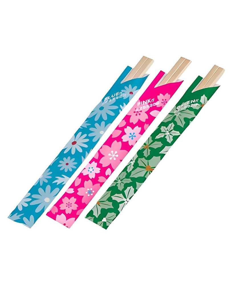 Bu Spisepinde 2-Pak 202Mm Birketræ Mixed Flower Design 100 Stk