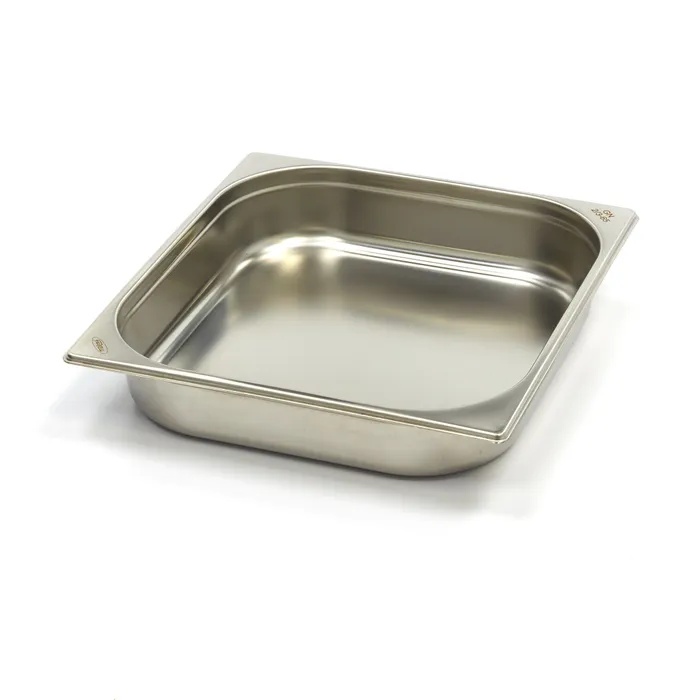 Maxima Gastronorm Container – 2/3 Gn – 6,5Cm Deep – Stainless Steel